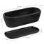 Black Ceramic Flower Pot Planter