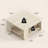Allyannah 31.1" Modern Contemporary Square Coffee Table with Shelf-1811616400