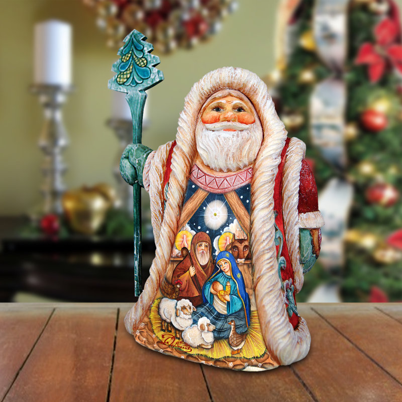 Derevo Holy Regal Santa Sculpture