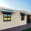 Auvent fixe en métal Awntech Houstonian Seam-28213106-28213369-126123789