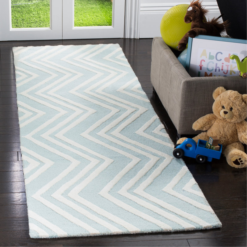 Krystyna Hand Tufted Wool Rug, Runner 2'6" x 8'