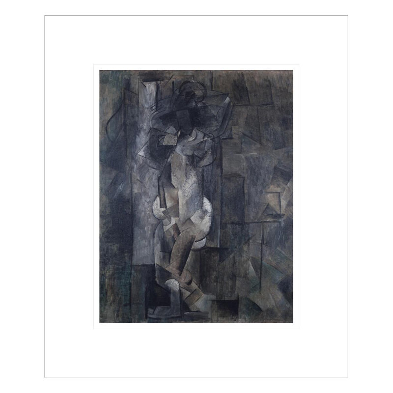 «Nude figure» par Pablo Picasso, impression giclée sur cadre, H 16,2 po x l 13,75 po