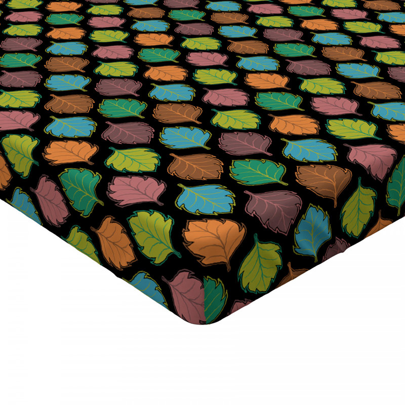 Microfiber Floral Fitted Sheet, Full Fitted Sheet