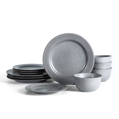 Stone Lain Comet 12-Piece Dinnerware Set Stoneware