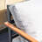 Sanil 73.6"*34.2"*28.3" Outdoor Patio Aluminum Three-seat Sofa With Gray Cushions