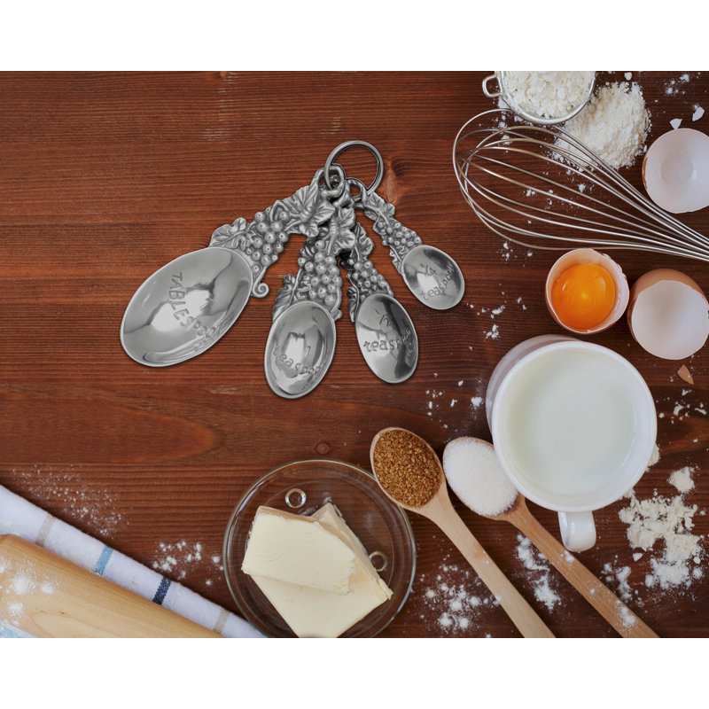 Arthur Court Designs Grape 4-Pieces Measuring Spoon Set