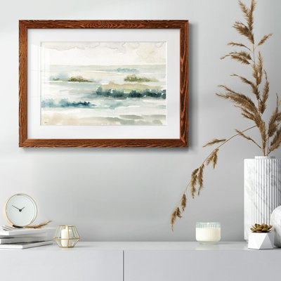 Panorama pastel encadré sur papier