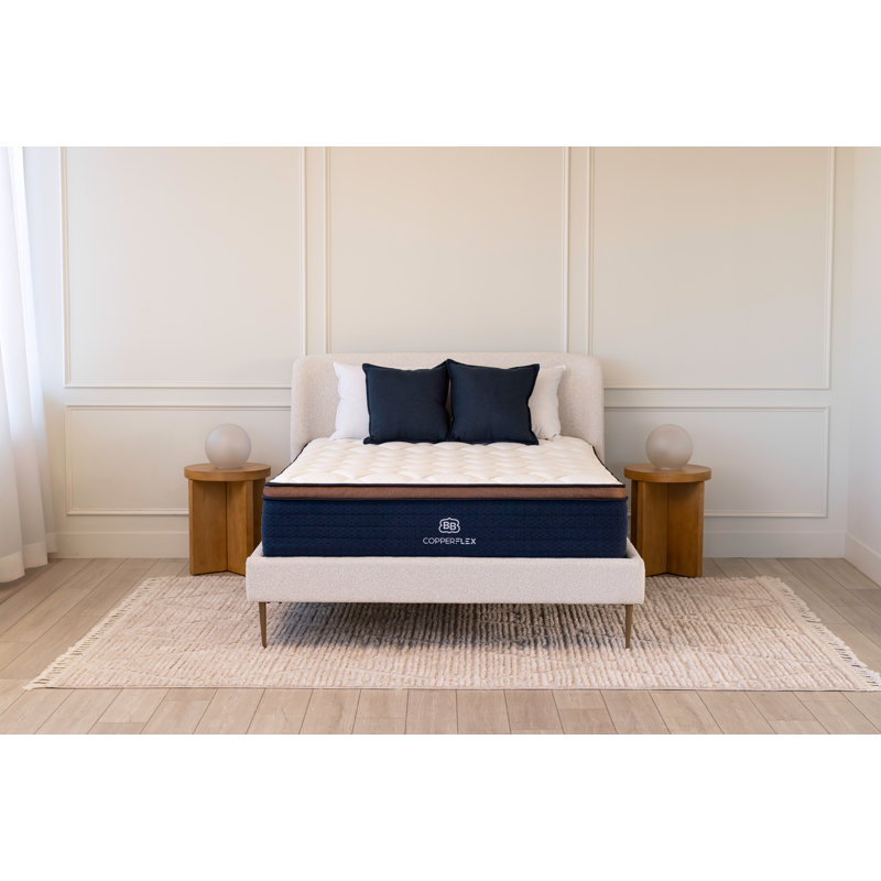 Brooklyn Bedding Copperflex Pro 14" Hybrid Mattress, Extra-long Twin