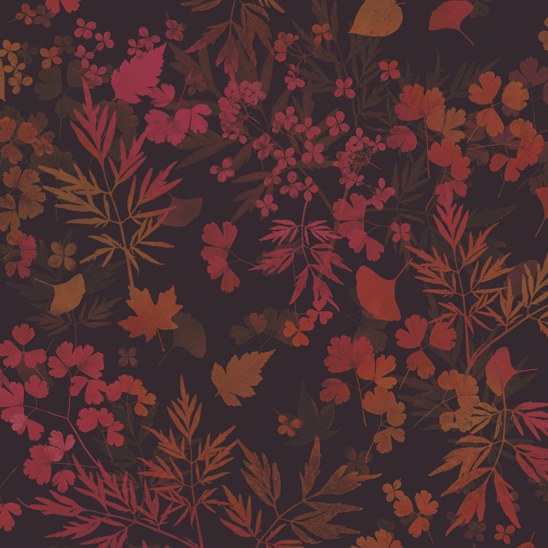 Clarissa Hulse Windfall Sapphire Wallpaper, Red