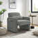 Chenille Upholstered Mordern Design Accent Armchair with Pillow