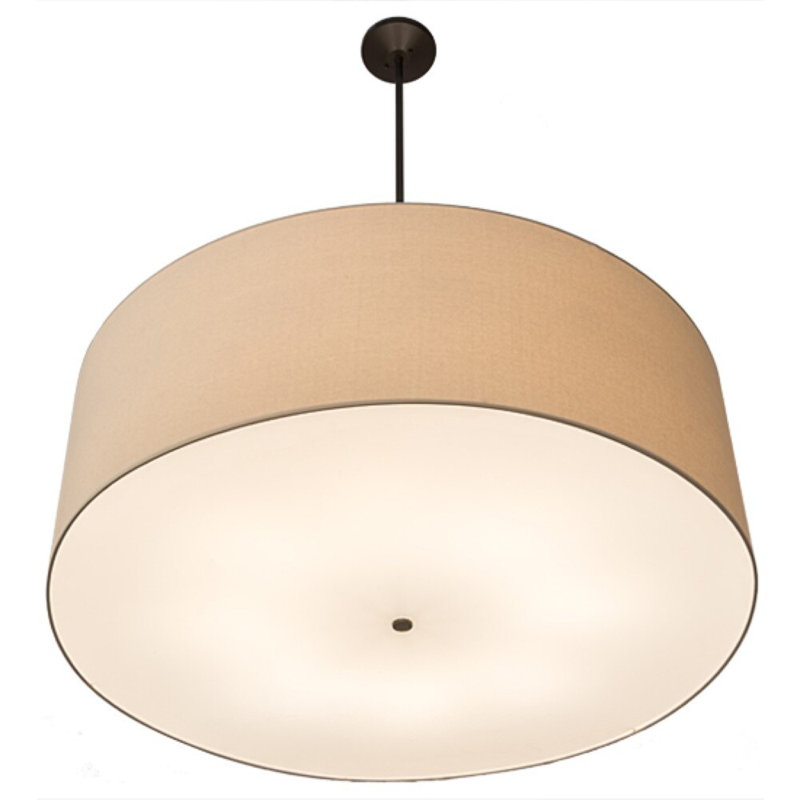 Lustre tambour 6 lumières Cilindro, H 63,5 po x l 48 po x P 48 po