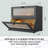 Bread Box For Kitchen Countertop: Bamboo Bread Storage Container For Homemade Bread, 2 Layer Breadbox, Large Bread Keeper Holder, Black