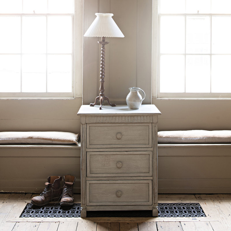 Maltby Solid Wood 68cm W 3 - Drawer Chest of Drawers