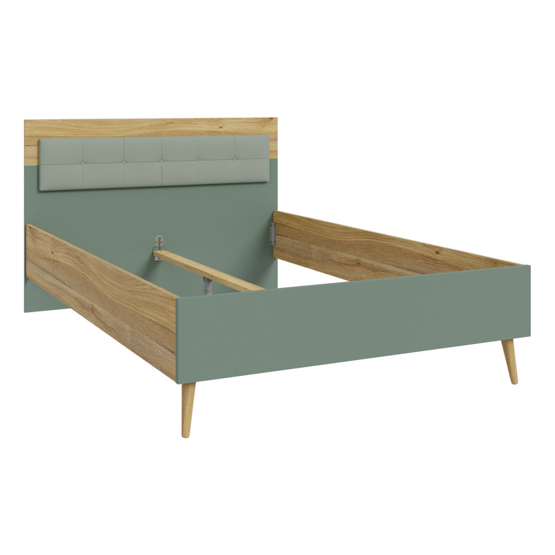 Rauchtown Bed, Double (4'6), Beige/Sage