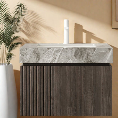 Meuble-lavabo et lavabo flottant 24 po