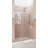 Halo 46.25 in. x 78 in. Frameless Glass Hinge Shower Door-16258562