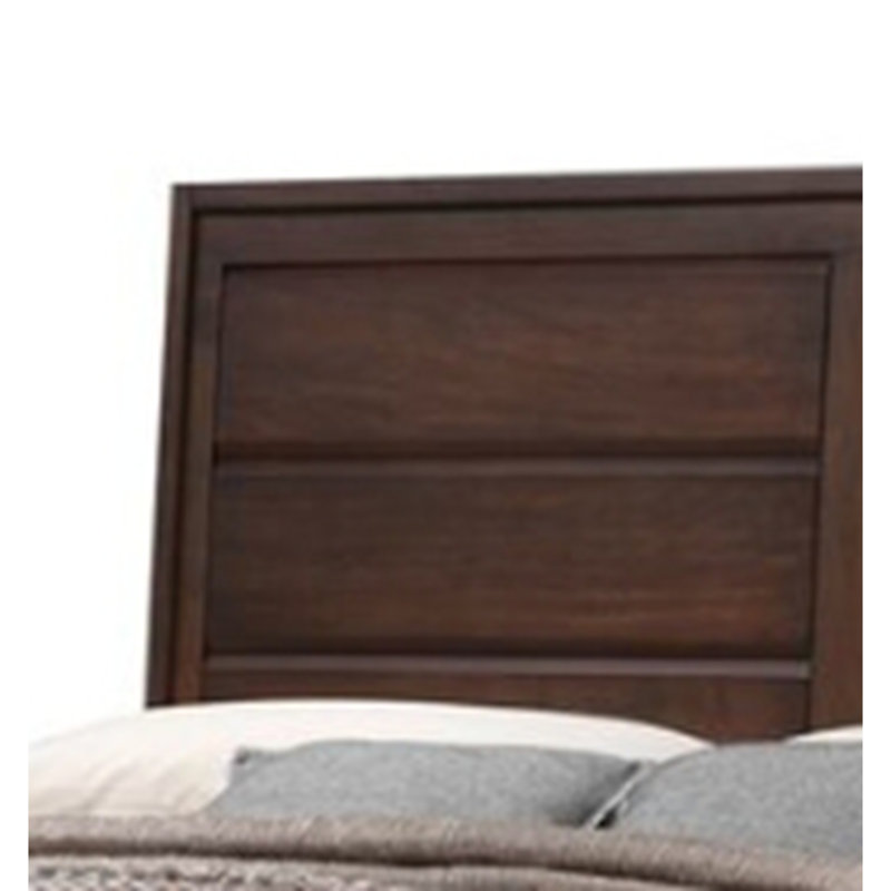 Walnut Finish Bed