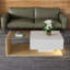 Table basse, tables d'appoint, meubles de salon modernes : tables basses en verre avec effet DEL pour une utilisation quotidienne à la maison
