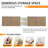 Satvik 82.92 " W Wall Mounted Wall Mounted 2 Double Combined Vanity Unit Bathroom Vanity With Resin Top-1162906638