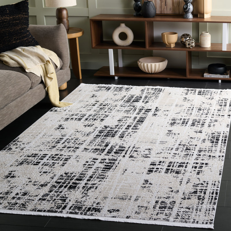 Tapis abstrait Mila 230 Performance, Rectangle 5 pi 3 po x 7 pi 6 po