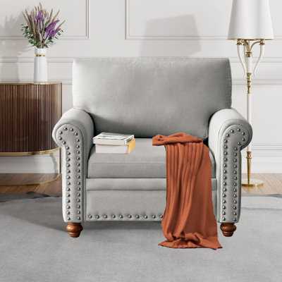 Fauteuil large de 35,8 po Zeferino