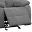 Kalen Grey Chenille Glider Recliner