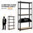 35.5'' W Metal Height -Adjustable Shelving Unit-1600752385