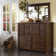 Commode combinée 8 tiroirs avec miroir en bois massif l 60 po Jokubas