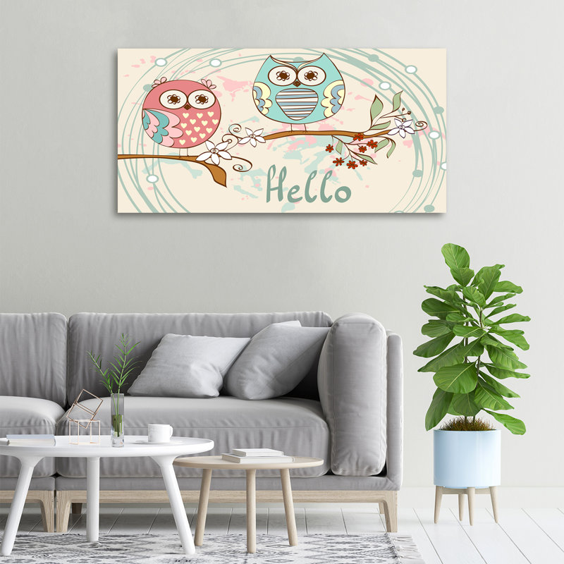 Owls - No Frame Print on Canvas