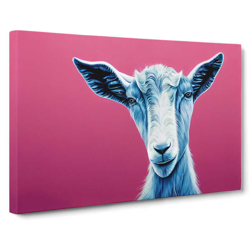 Goat In Colour Vol.3 - Wrapped Canvas, 50cm H x 76cm W x 3cm D