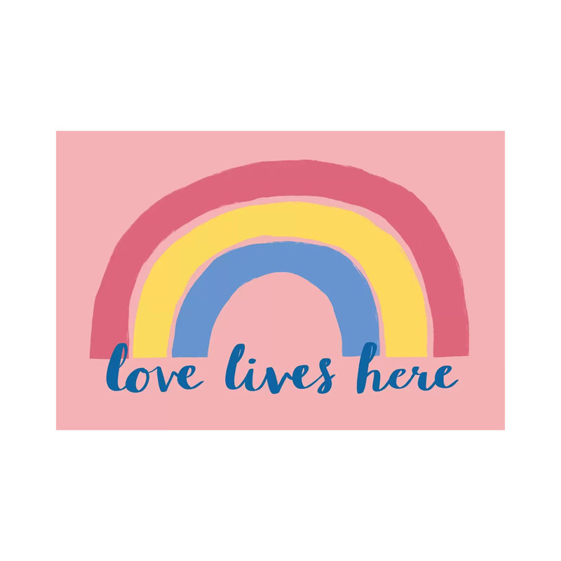 Love Lives Here by Nancy Mckenzie - Wrapped Canvas Print, 152.5 cm H x 101.5 cm W