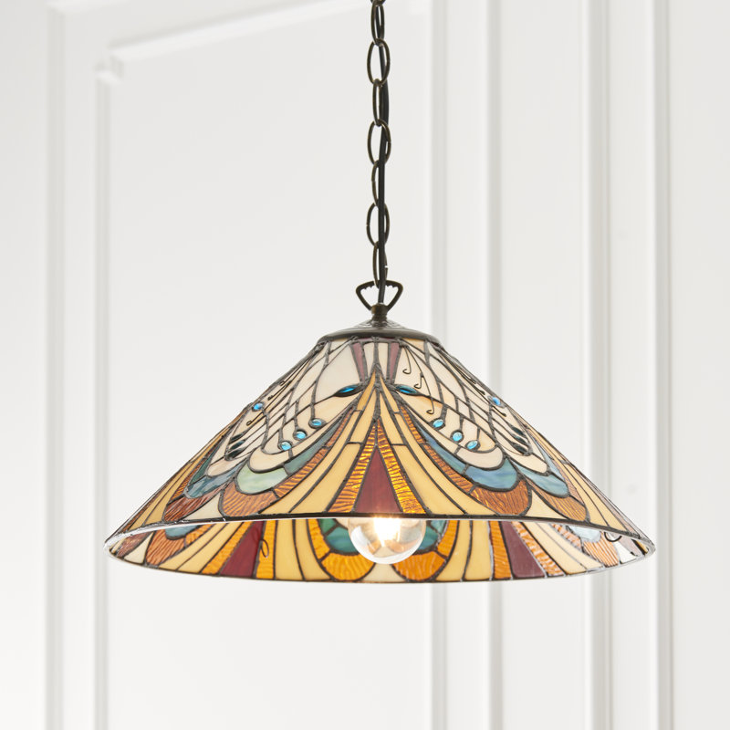 Blauser 1 - Light Bronze Single Pendant