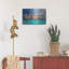Art mural en métal Rosecliff Heights «Wine On The Jetty» par Ronald West-53711076