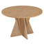 Ensemble de table de salle à manger 5 pièces avec base conçue et chaises rembourrées pour petits espaces-126628139