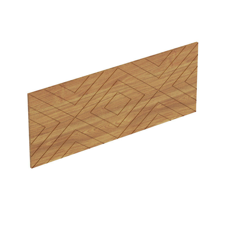 Lace-cut headboard