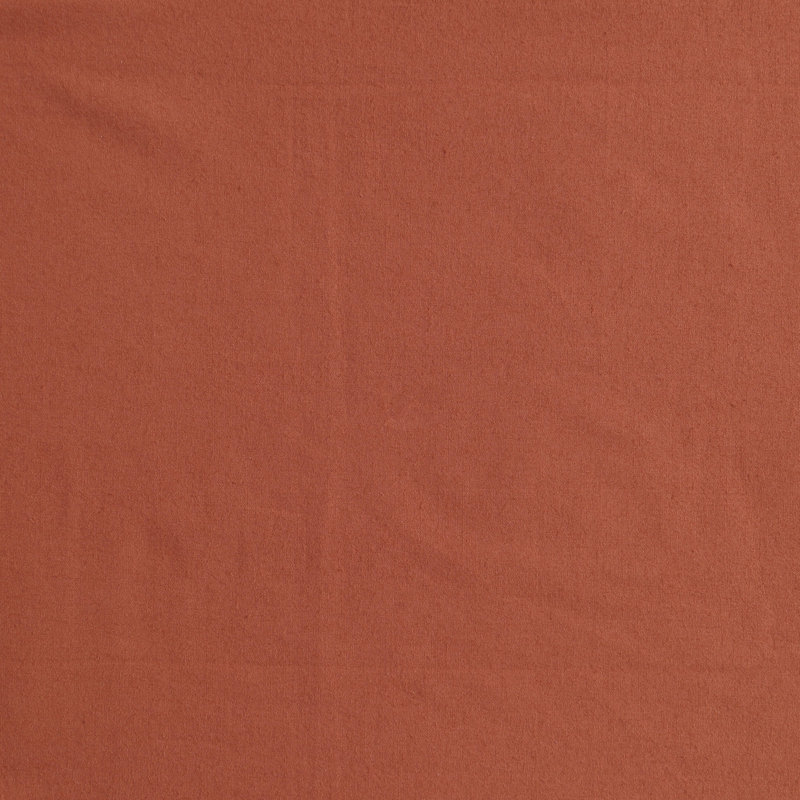 Eddie Bauer Solid Brushed Percale Cotton Sheet Set, Full Sheet Set + 1 Fitted Sheet + 2 Pillowcases, Orange