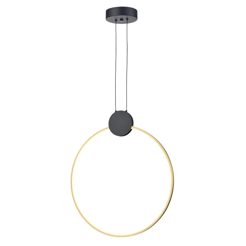 Allaynah 1 - Light LED Single Pendant, 28cm H x 20cm W x 16cm D