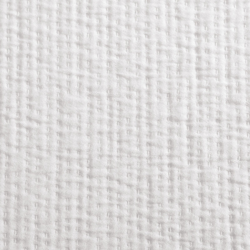 Couverture en coton Tommy Hilfiger, Lit simple, Blanc
