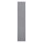 Grand lit escamotable mural avec tablettes, gris