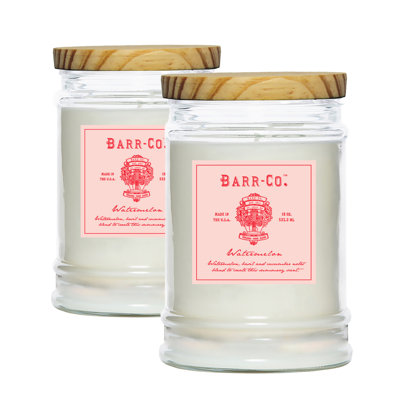 Barr-Co. Watermelon Tumbler Candle Set