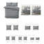 Ensemble de couvre-lit en coton Shay-109897106