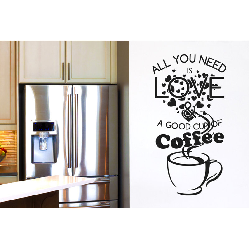Non-Wall Damaging Wall Decal, Black