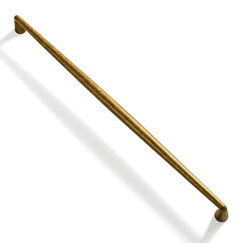 Emballage groupé de poignées barres centrales, 10", Laiton antique