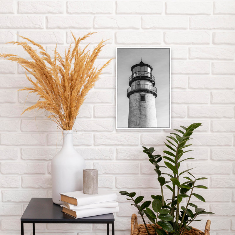 Usa, New England, Massachusetts, Cape Cod, North Truro, Highland Light Lighthouse Contemporary Winter Architecture Wall Art