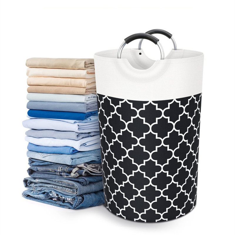 Polycotton Laundry Basket