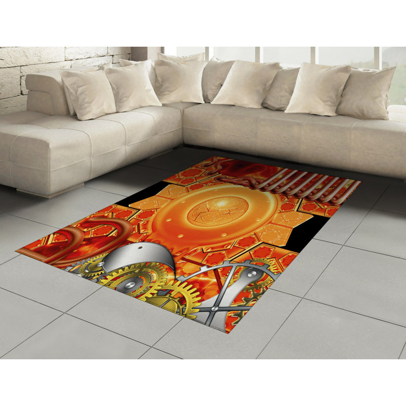 Lithonia Hand Woven Area Rug, Rectangle 120 x 180cm