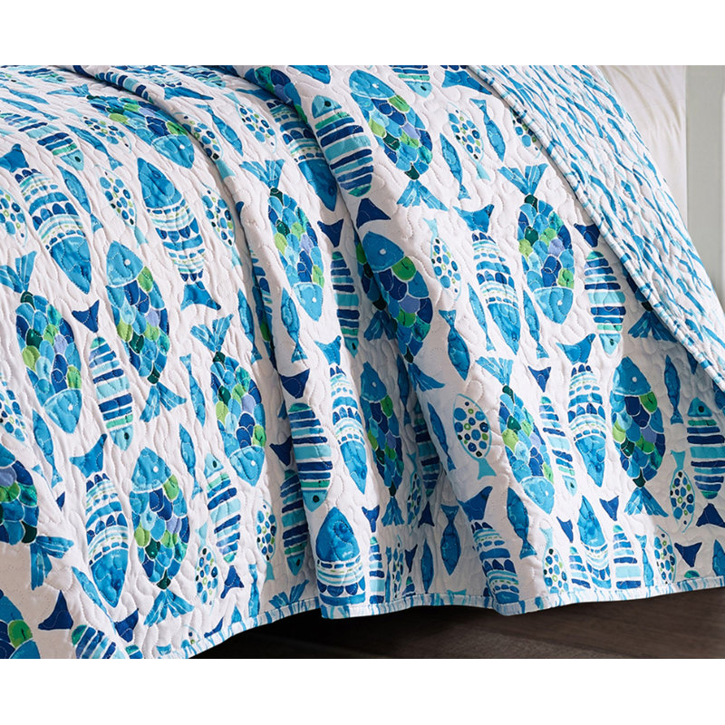 Anthonyville Polyester Floral Quilt, Full/Queen