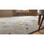Tapis oriental gris en laine noué à la main Fiona