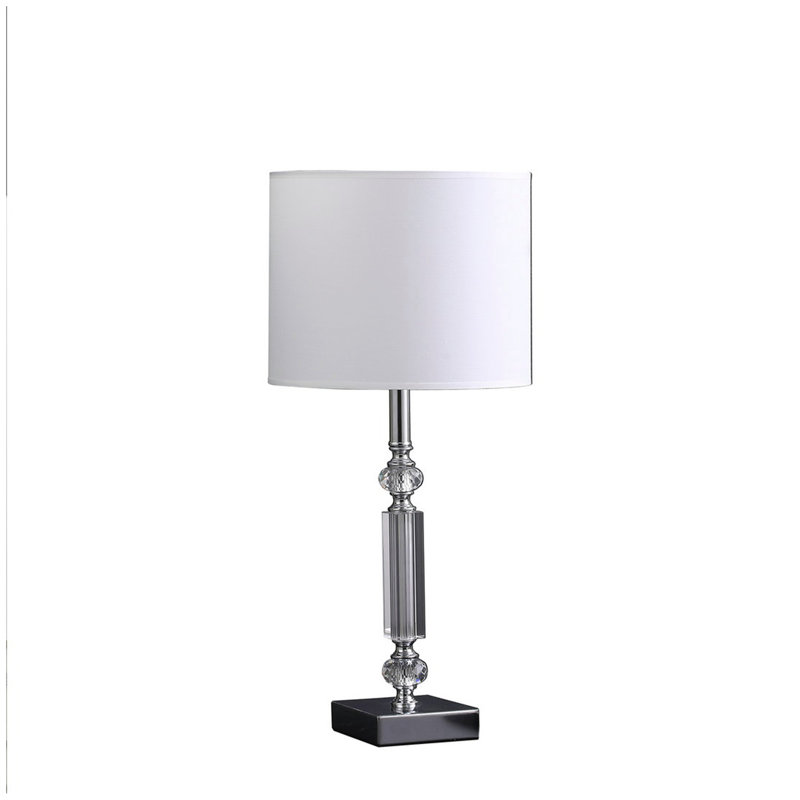 19.75" In Elon Cut Column Modern Table Lamp