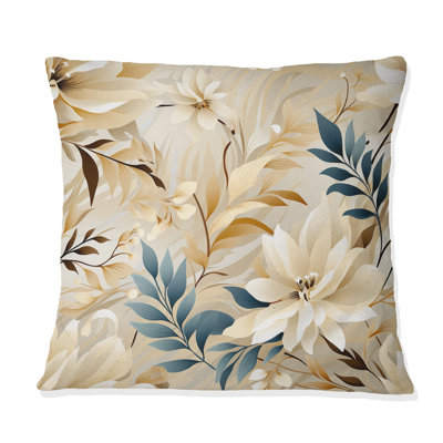 Floral Throw Pillow